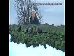 Nice tube video category blonde (351 sec). Lindsay in the snow.