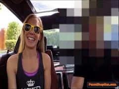 Embed video category blonde (369 sec). Blonde babe shows off her tits to help sell her sportscar.