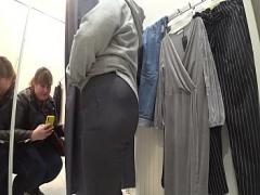 Sex youtube video category big_tits (1010 sec). A plump milf with a juicy ass in white panties and big tits in a bra got into the lens of a hidden camera in a public dr....