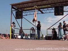 Embed video link category teen (1219 sec). naked amateur pole dancing finalists at iowa biker rally.