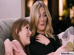 Genial video category lesbian (395 sec). Teen babe asslicking her blonde stepmom.