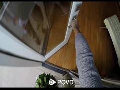 Genial porno category blowjob (601 sec). POVD - A well-placed mistletoe can get you a nice blowjob from Amy Parks.