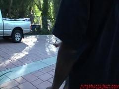 Full amorous video category latina (1100 sec). Young Reena Sky delivered for outdoor black cock pounding.