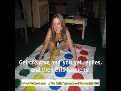 Cool sensual video category teen (382 sec). Teen Persuaded To Play Naked Twister.