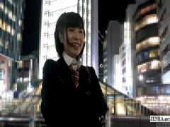 Genial stream video category teen (207 sec). Japanese schoolgirl boards train for real chikan experience.