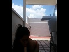 Nice sexual video category sex_toys (180 sec). Me exhibi en la terraza y mi vecino me vio.