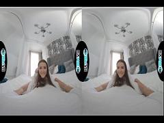 Sexy sexual video category creampie (386 sec). WETVR Hostel Dream Come True Hook Up In VR.