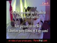Super romantic video category amateur (305 sec). Spy cam at french private party! Camera espion en soiree privee..