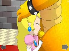 Nice seductive video category toons (247 sec). Princess Peach : Blowjob by Neonmonkey.