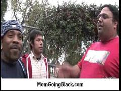 Watch sexual video category milf (300 sec). Milf opens her legs for a black cock 12.