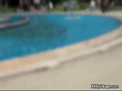Genial video category teen (314 sec). Public Pickup Girl Seduces Tourist For Cash 08.