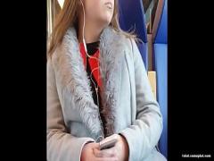 Nice youtube video category amateur (255 sec). Candid pantyhose legs on train.